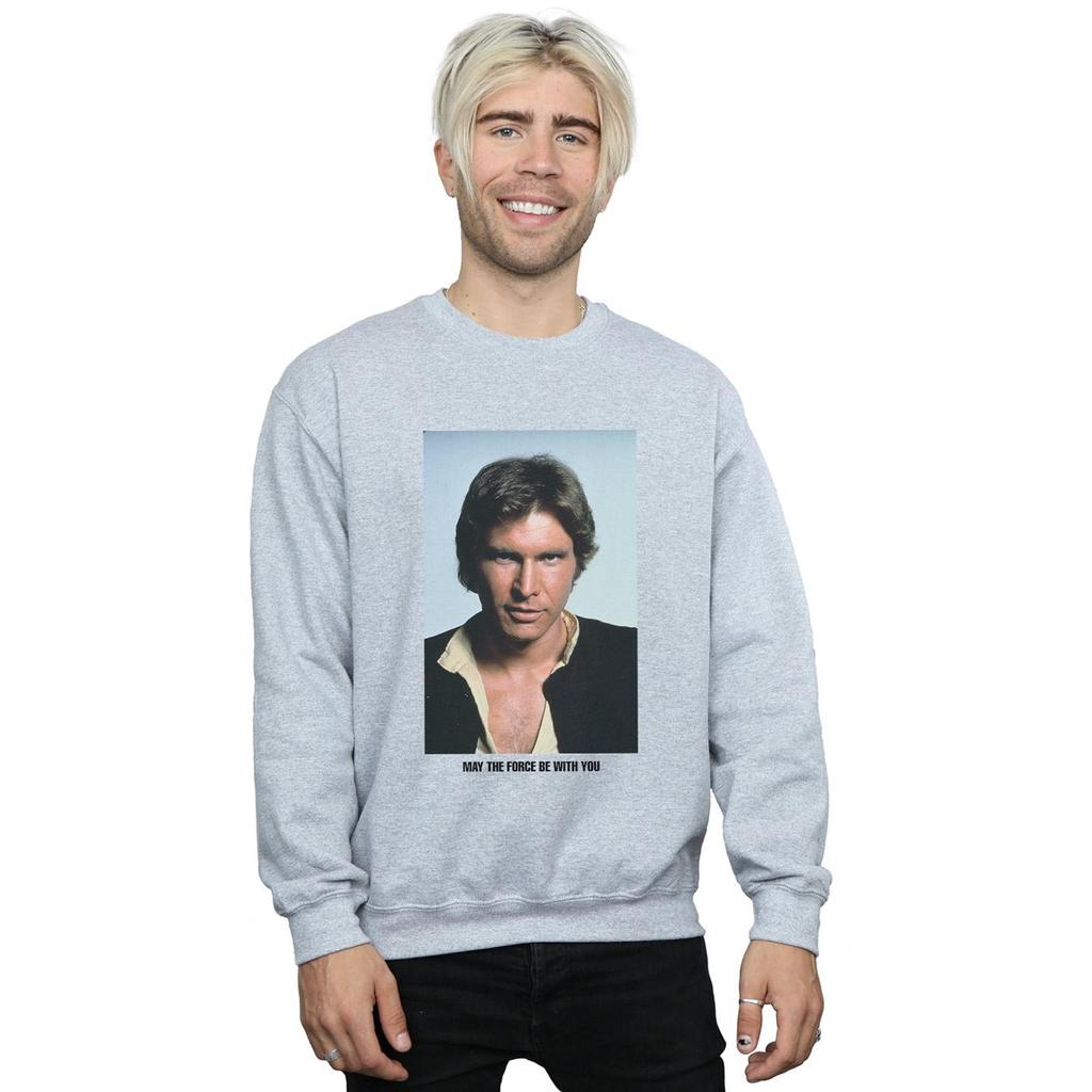 Star Wars Mens Han Solo May The Force Sweatshirt