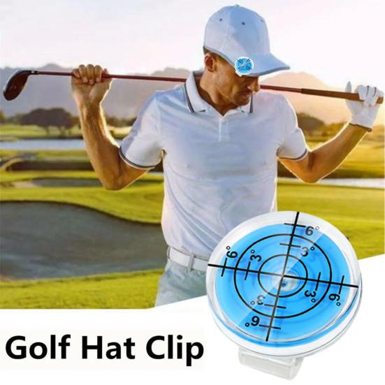 1/4Pcs Golf Level Hat Clip Marker Lightweight Golf Ball Marker Cap Clip with Colorful Design Easy To Carry Golf Hat Accessory