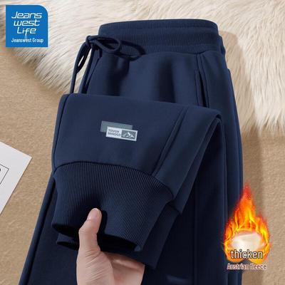 JEANSWEST LIFE Мужские флисовые спортивные штаны свободного кроя