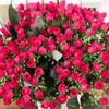 Handmade DIY Craft Silk Bunch Wedding Decoration Small Bud Rose Bridal Bouquet Artificial Flowers