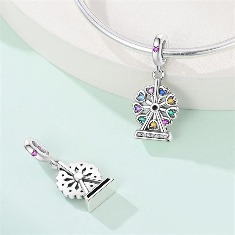 Медь Разноцветная Серия Тема Развлечений Подвеска 3 мм Оригинальный Браслет Ожерелье Женский Роскошный Изысканный DIY Ювелирный Подарок