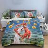 Graceful Aerial Acrobat Design Bedding Duvet Cover Set Duvet Cover Pillowcases  (1*Duvet Cover 2*Pillowcases, without duvet insert)
