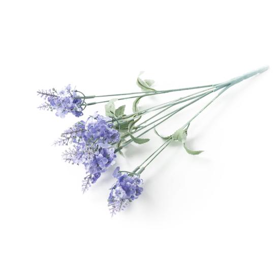 Искусственный цветок, прозрачная текстура, яркий цвет, пластиковое искусственное растение лаванды для использования в помещении