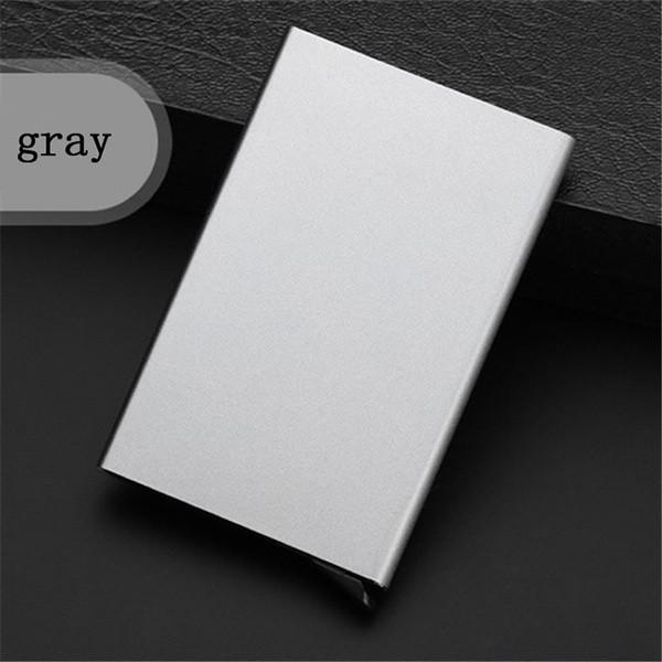 New Men Women Credit Id Card Holder Metal Card Case Travel Card Wallet Case