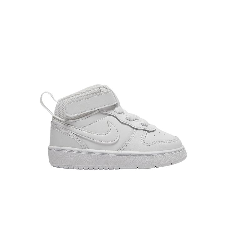 Kids' Sneakers Nike Court Borough Mid 2 Triple White (TD) White/White/White