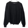 FORME Long Sleeve Crew Neck Sweater F Black Long Sleeve Knit Men's Used