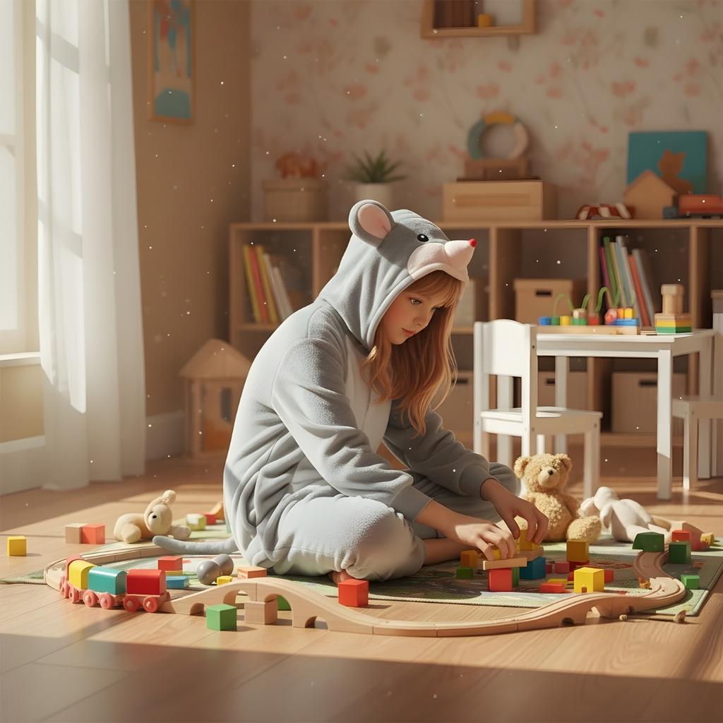 Piżama Onesie Kigurumi Kostium Przebranie Myszka Mickey Dzieci 95-105Cm