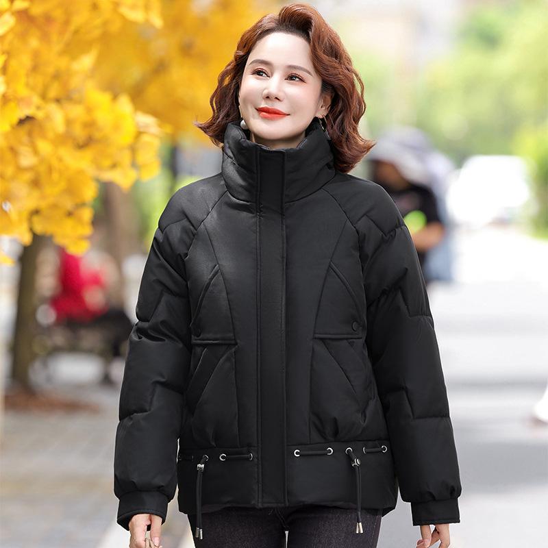 Winter Down Jacket for Women Short Coat Stylish Middle-aged and Elderly Women Autumn and Winter Cotton Coat