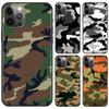 Cellphone Cover For Iphone 14 12 Mini 11 Pro X Xs Max Xr 8 7 6 6s Plus Black Tpu Fundas Silicone Capa Camouflage Military Army