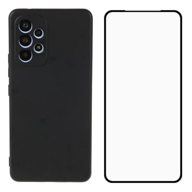 For Samsung Galaxy A53 5G Case Precise Cutout TPU Phone Cover with Screen Film