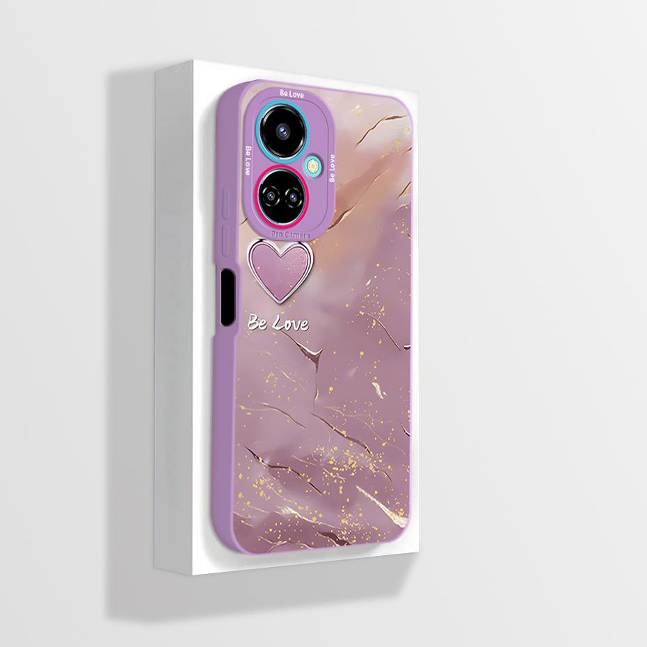 Чехол для Tecno Camon 19 Чехол для телефона Camon 19 Pro Neo Астронавт Цветок Защита камеры Противоударный Жидкий силикон Мягкая задняя крышка