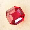 10x10mm Square Shape   Natural Red Ruby Loose Gemstone For Mother's Day