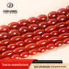 Jingde Sieraden Rode Agaat Rijst- en Trommelkralen voor DIY Armband en Sieraden Kralen Accessoires.