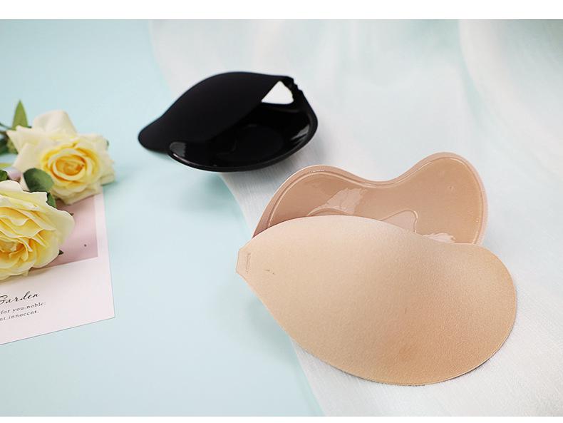 Ультратонкий бюстгальтер пуш-ап без бретелей с невидимыми накладками на соски - Женские анти-прозрачные накладки, сексуальные пастилки-чашечки манго
