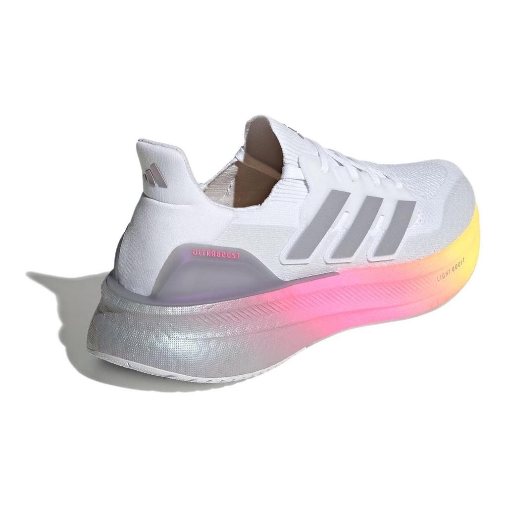 Adidas UltraBoost 5 белые Lucid розовые мужские кроссовки Cloud-White Glory-Grey ID8810