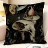 Surrealism Artist HHieronymus Bosch  Natural Linen Organic Fabric DoubleSided Printing Sofa Home Decor Gift Pillow Case
