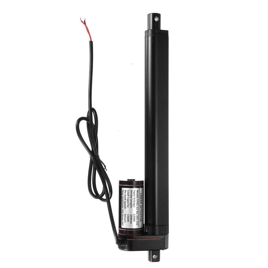 IP54 1500N линейный привод 50 мм 100 мм 150 мм 200 мм 250 мм ход линейный привод электродвигатель управление линейным двигателем постоянного тока 12 В