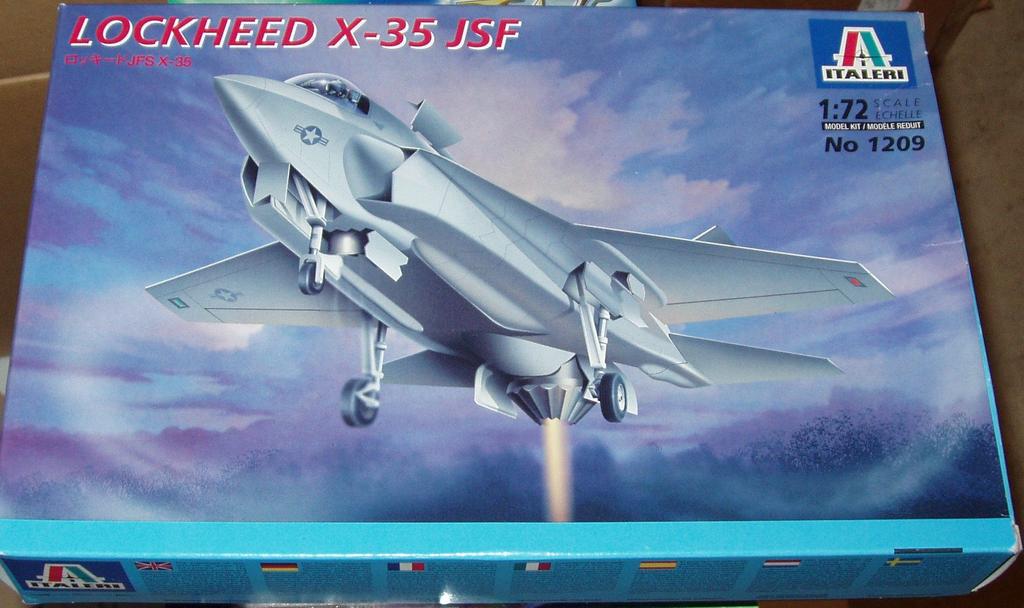 Tamiya Italeri 1209 Lockheed JSF Пластиковая модель 1/72 X-35