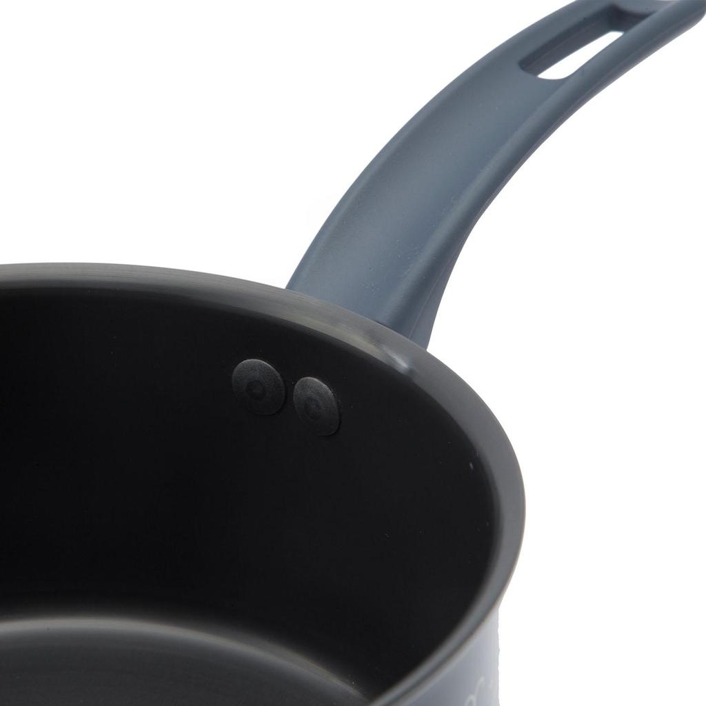 Кастрюля и кастрюля Lassiette Sizzle Induction с антипригарным покрытием (18см, 20см) Можно мыть в посудомоечной машине Синий