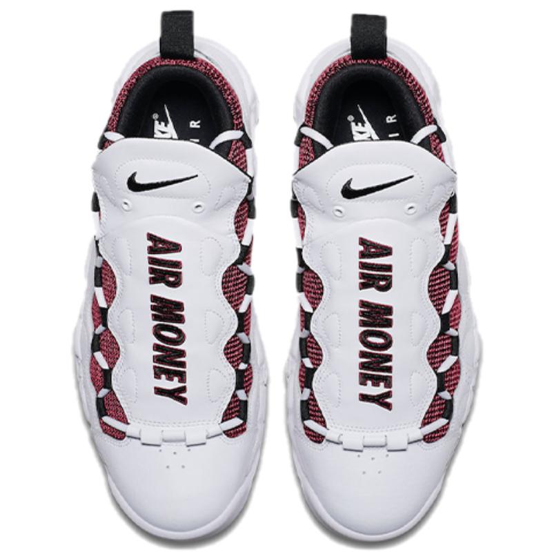 Nike Air More Money Белый Черный Командный Красный Винтажный Баскетбольный AJ2998-100