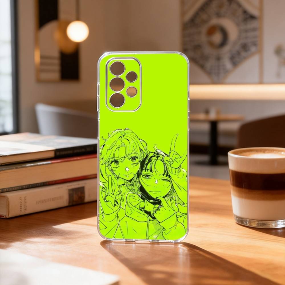 KiniOto Manga The Green Yuri Guy Phone Case Transparent Silicone Soft For Samsung S25,S24,S21,S22,S23,S30,Ultra,S20,Plus,Fe