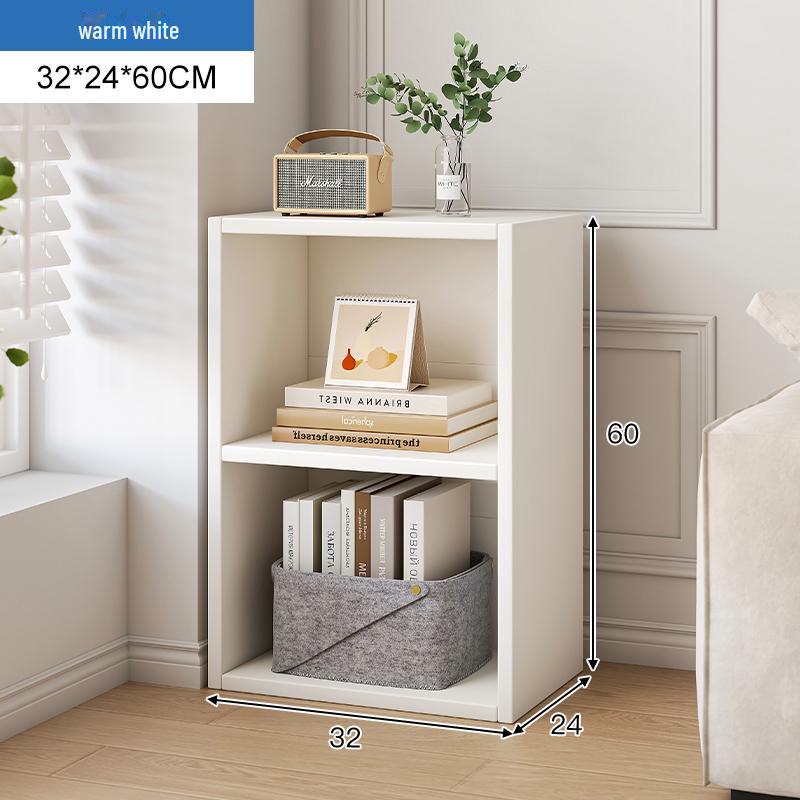 Компактная угловая книжная полка: Небольшой узкий стеллаж для хранения вещей дома или в офисе