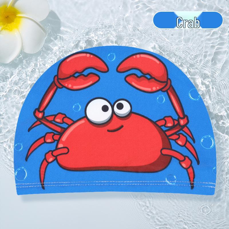 Children's Cartoon Ear-Protective Swim Cap - Cute, Comfy, and Secure for Boys and Girls
