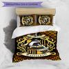 Harry Potter Pattern Printed 3PCS Bedding Set, Soft Skin-Friendly Washable Duvet Cover & Pillowcases Set