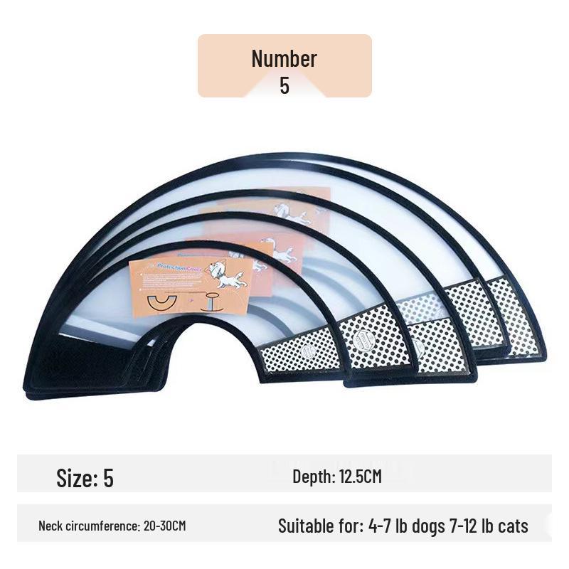 Елизаветинский воротник для питомца: Защитный щиток для головы для груминга и купания собак и кошек, против царапин и укусов.