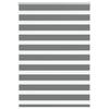 Zebra Double Roller Blind Dark Grey 110x100 cm Fabric Width 105.9 cm Polyester