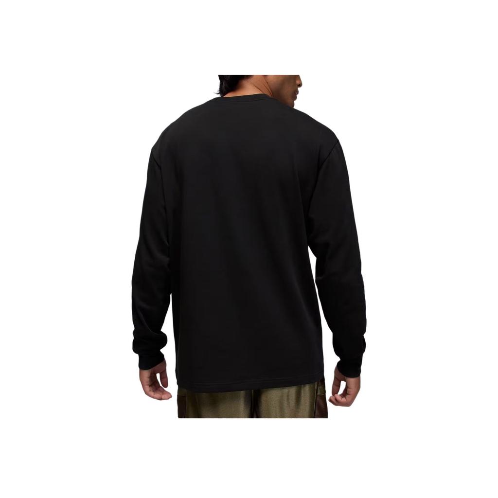 Jordan Бренд FW25 M J BRK RLT LS Свитшот с круглым вырезом Футболка с длинным рукавом с буквой Мужские топы HV4567-010