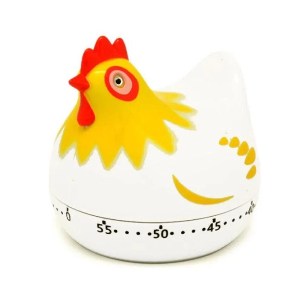 Mechanical Cooking Reminder Hen Shaped Design Egg Timer Clock Creative Time Alarm Device Daily