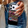 Hippy Peace Bus Cat Phone Case For iPhone 17 Air 14 15 13 12 Max Cover For Apple 14 15 16 16e 11 Pro Max Plus