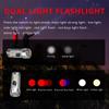 2022 Mini Keychain Flashlight USB Fast Charging Led Lights Waterproof Pocket Fluorescent Lamps Outdoor Warning Camping Flashlight