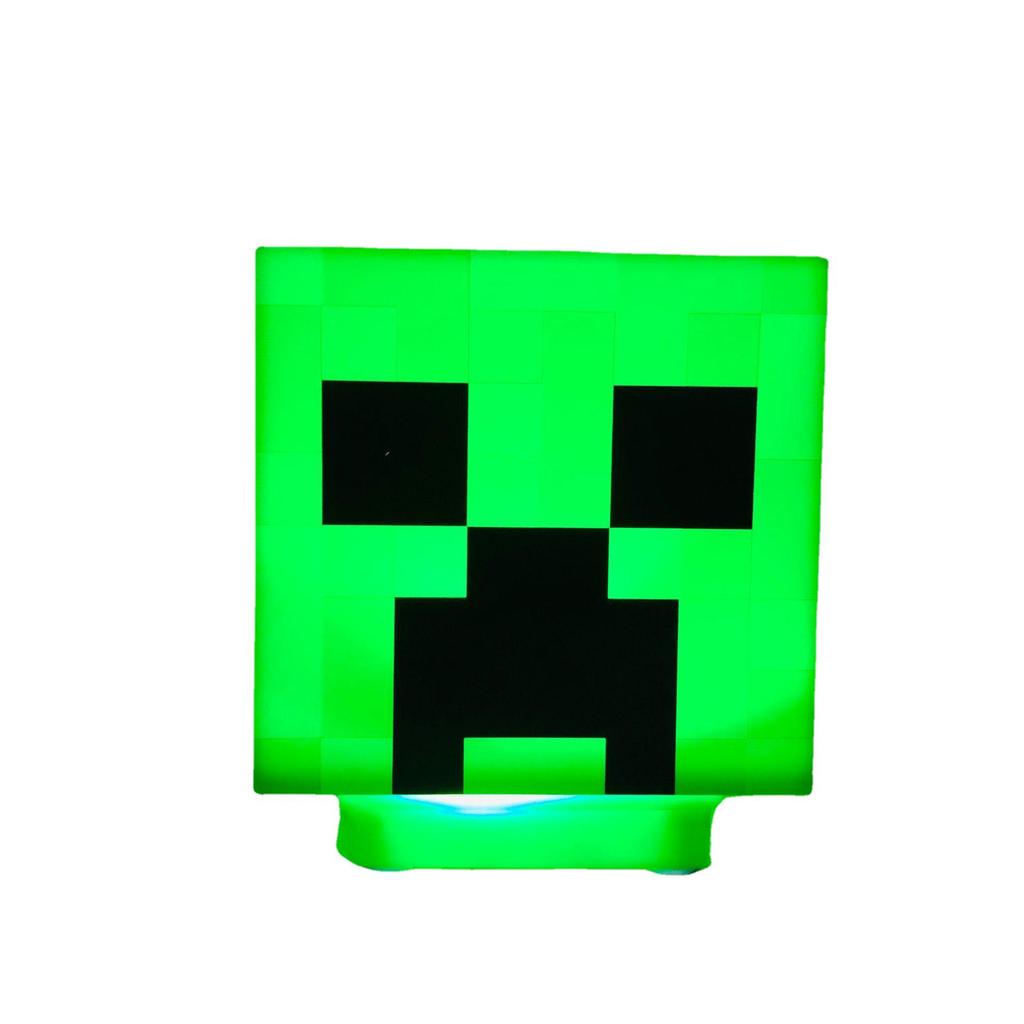 Ночник Minecraft Крипер и Свинья со Звуковыми Эффектами - USB-перезаряжаемый