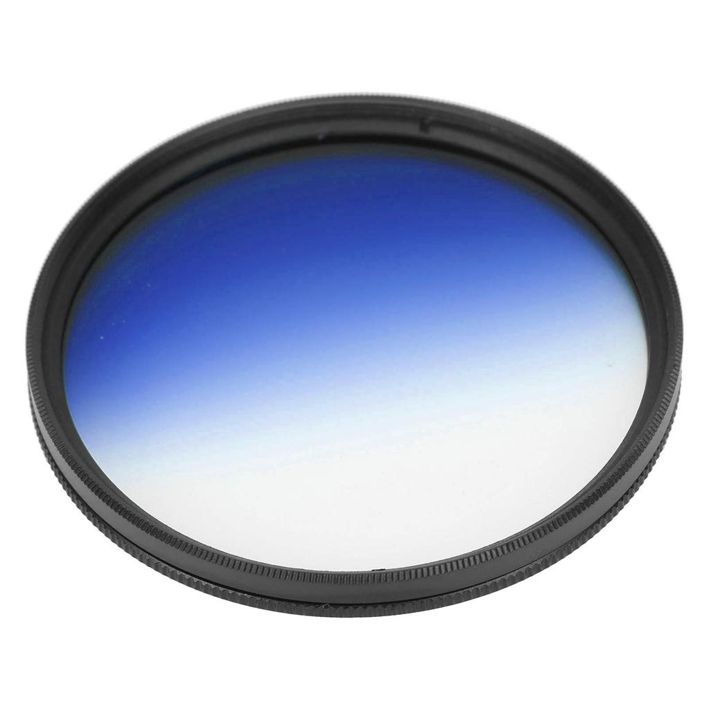 67mm Gradient Color Filter for and Fuji Camera SLR Lens Gradient Gradient Color Lens Filter Canon, Nikon, Olympus, Lenses, Filter, (Blue)