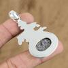 Birthday Gift For Her Natural Coconut Jasper Gemstone Pendant 925 Silver