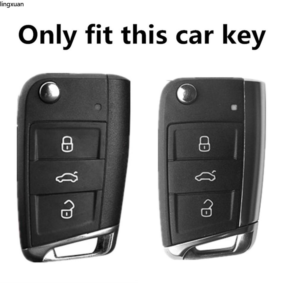 Чехол для ключа автомобиля для Volkswagen Vw Golf 7 Gti Mk7 R Touran Skoda Octavia 3 Superb Karoq Kodiaq Seat Leon Mk3 Ateca Аксессуары