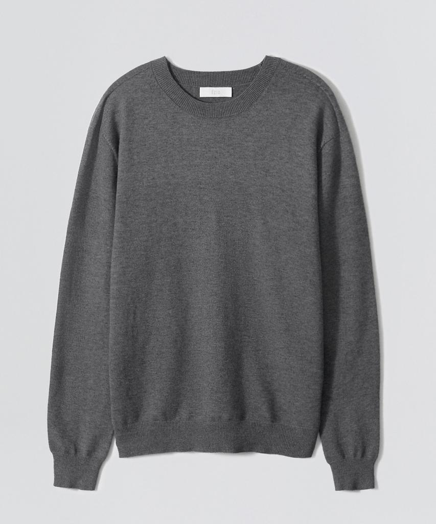 EZIO Seamless Round Knit_Charcoal