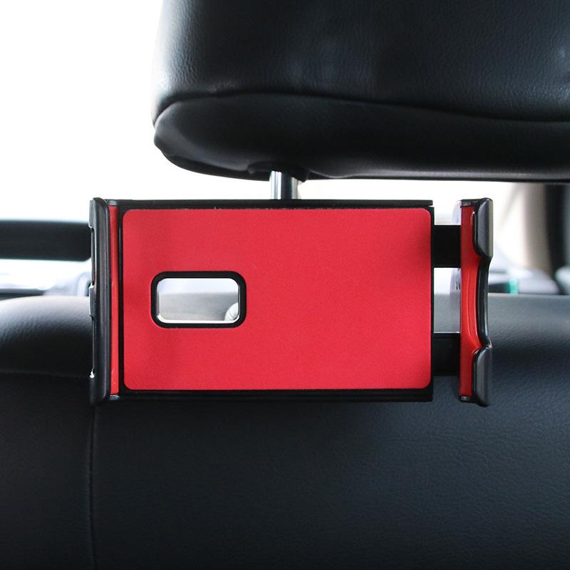Car Back Seat Headrest Mount Holder for iPad Tablet & Phone, Multi-Angle Adjustable Tablet Stand for Kids Rear Seat Entertainment