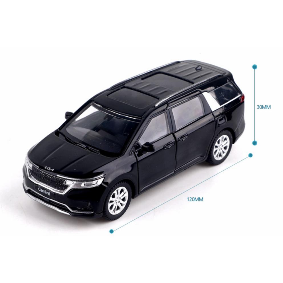 Литой миникар Kia Carnival 2022, издание Aurora Black Pearl