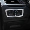 Head Lights Lamps Switch Button Panel Frame Cover Trim Stainless Steel Accessories Interior For BMW X1 F48 X2 F49 2016 -
