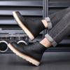 Новые осенне-зимние мужские туфли ручной работы из натуральной кожи, высокие сапоги, рабочие ботинки для мужчин, ретро-мотоциклетные ботинки 38-44