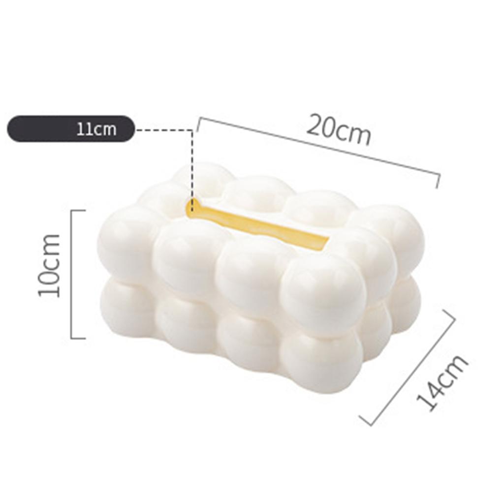 Tissue Holder Marshmallow Tissue Box Cover Valentines Day Decor Tissue Canister for Hotel Car Home Countertop Living Room