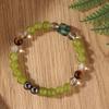 New fresh and sweet bead string, Mori crystal bracelet, Lvdongling 8mm natural stone bracelet.