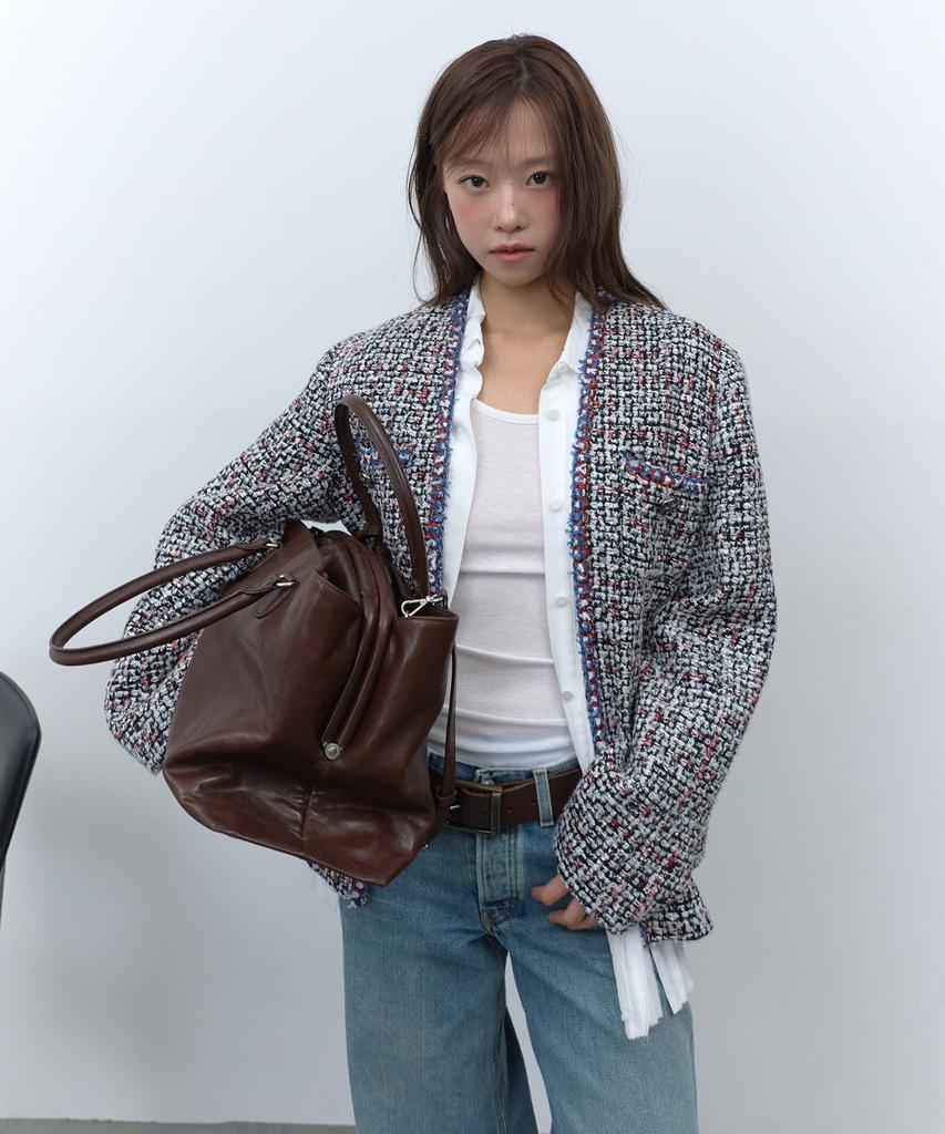 RAFFINE ATELIER Maison Tweed Jacket White