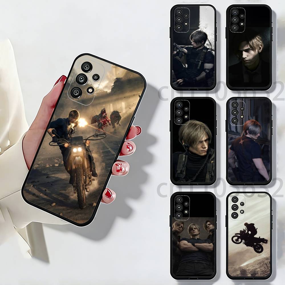 Чехол для телефона Leon Kennedy для Samsung Galaxy A73, 23, 53, 33, 14, 24, 13, 72, 22, 52, 32, 54, A34 Мягкий чехол