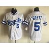 Vintage Kansas City Royals Baseball Jersey Unisex Embroidered Sport Top Cotton Blend Fall Wear