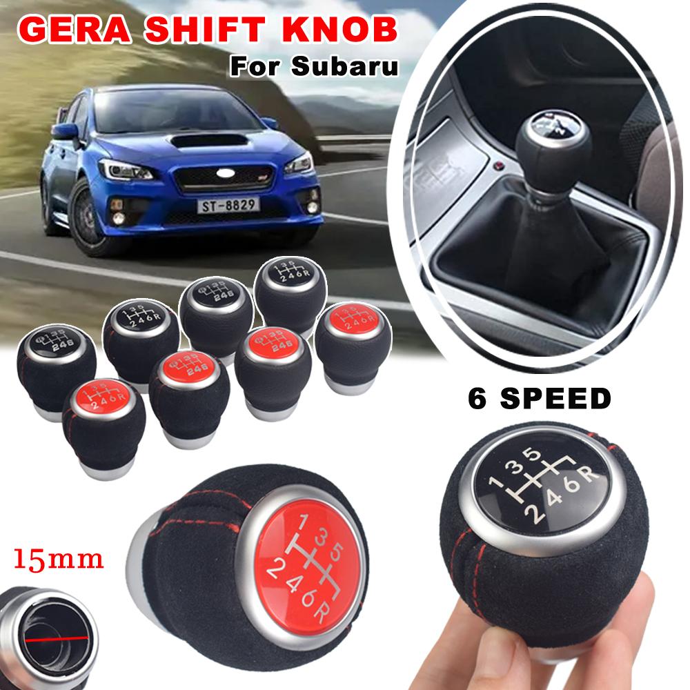 Автомобиль 6-ступенчатый Для Subaru Impreza WRX STI 2009 2010 2011 2012 2013 2014 2015 2016 2янв 2018 2018 Ручной кожаный рычаг переключения передач