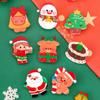 Printing Cartoon Christmas Brooch Mini Gifts Brooch Personality Cute Accessories